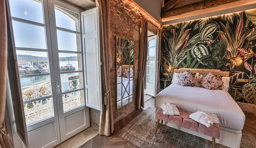 Habitación superior, balcón, vistas al mar