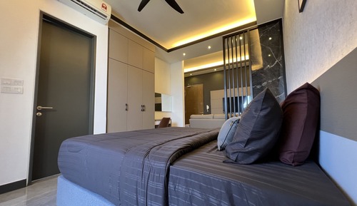 Estudio Premium, 1 cama de matrimonio grande, bañera, vistas al mar