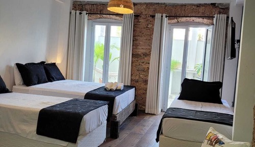 Habitación superior, vistas al jardín