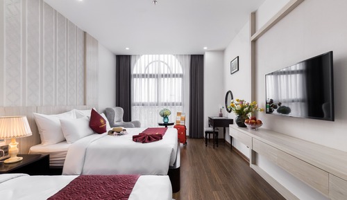 Habitación triple familiar, vistas a la ciudad
