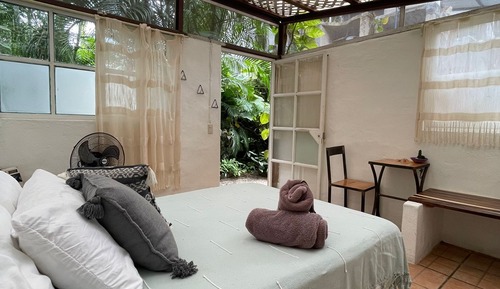Bungalow económico, 1 habitación, vistas al jardín