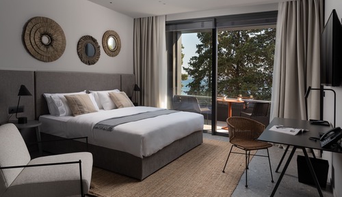 Habitación Grand con 1 cama doble o 2 individuales, vistas al mar