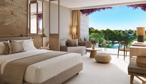 Suite junior, vistas a la piscina