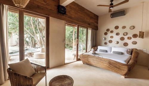 Habitación junior, Aire acondicionado, vistas a la piscina