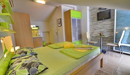 Estudio estándar, balcón, vistas a la bahía