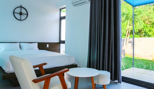 Habitación Deluxe doble, bañera, vistas al jardín