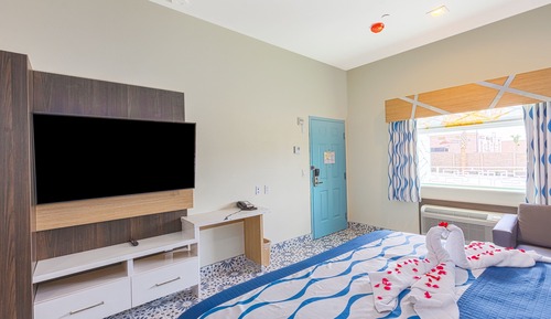 Habitación, 1 cama de matrimonio grande, bañera de hidromasaje