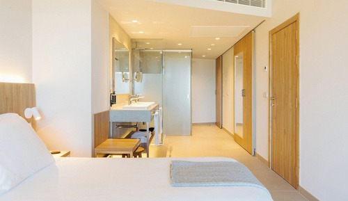 Habitación cuádruple, vistas al jardín