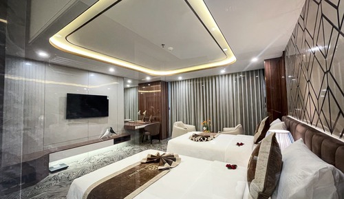 Habitación Deluxe con 2 camas individuales, vistas a la ciudad