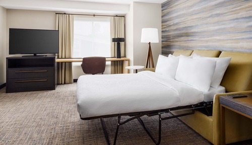 Estudio, 1 cama de matrimonio grande con sofá cama (Hearing Accessible)