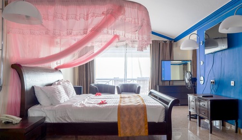 Suite, balcón, vistas al mar