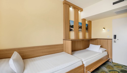 Habitación básica con 2 camas individuales