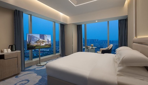 Habitación Deluxe, varias camas, con vistas