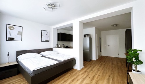 Estudio Confort, 1 cama de matrimonio, cocina