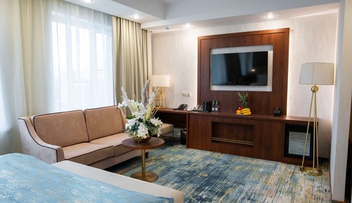 Suite, 1 cama de matrimonio grande, no fumadores (Living Room)
