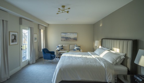 Habitación Deluxe, 1 cama de matrimonio grande con sofá cama, balcón