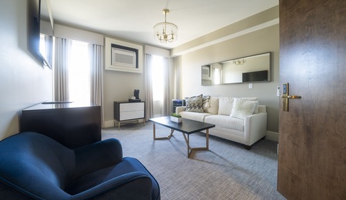 Suite estudio de lujo, 1 cama de matrimonio con sofá cama