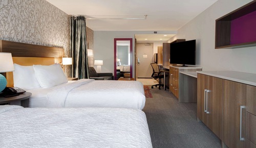 Suite estudio, 2 camas de matrimonio