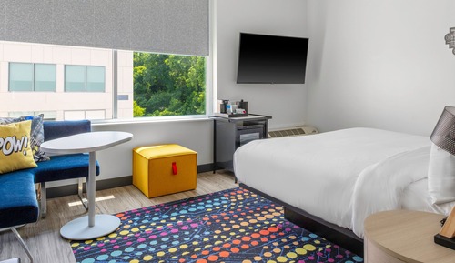 Loft, 1 cama de matrimonio grande (Hearing Accessible)