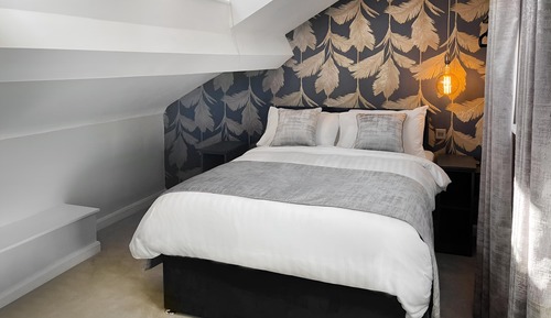 Habitación Deluxe doble, 1 cama doble, no fumadores, baño compartido