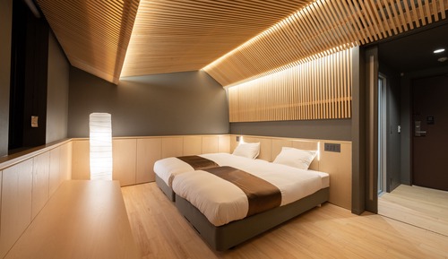 Habitación con 2 camas individuales, accesible para personas con discapacidad, no fumadores