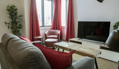 Ático, 1 cama de matrimonio