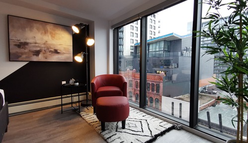 Ático Premium, 1 cama de matrimonio, balcón, vistas al puerto