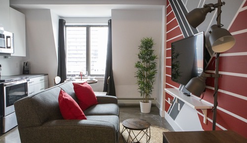 Suite estudio, vistas al puerto