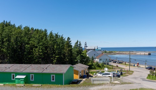 Estudio estándar, 1 cama doble, vistas parciales al mar