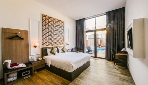 Habitación estándar doble, 1 cama de matrimonio