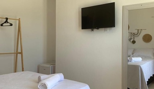 Habitación Confort doble, 1 cama doble, microondas, vistas a la playa