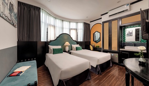 Habitación Deluxe con 1 cama doble o 2 individuales, vistas a la ciudad