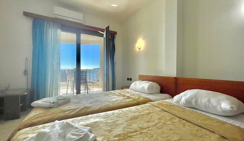 Habitación familiar, mirando al mar