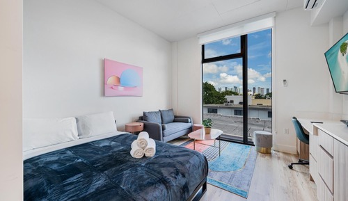 Suite estudio City, 1 cama doble, vistas a la ciudad