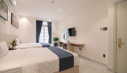 Habitación con 1 cama doble o 2 individuales