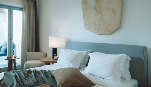 Habitación estándar doble, 1 cama de matrimonio grande, patio