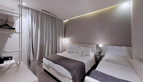 Habitación triple de diseño