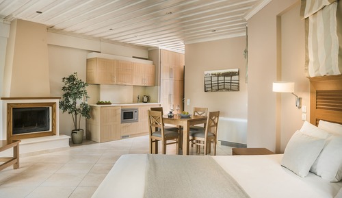 Suite junior, chimenea