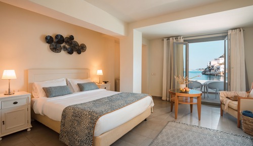 Habitación Deluxe doble, 1 cama de matrimonio, no fumadores, vistas al puerto