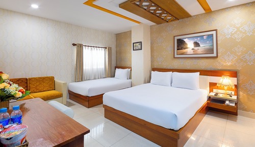 Habitación triple Deluxe, vistas a la ciudad