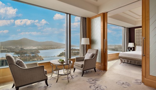 Habitación Grand, 1 cama de matrimonio grande, vistas al lago