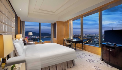 Habitación Premier, 1 cama de matrimonio grande, vistas al lago