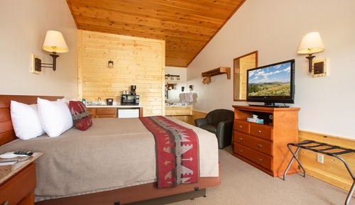Habitación individual Deluxe, 1 cama de matrimonio grande, vistas a la montaña