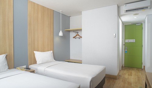 Habitación superior con 2 camas individuales, 2 camas individuales, no fumadores, vistas a la ciudad