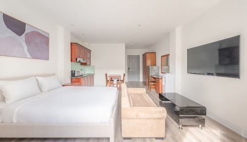 Suite estudio junior, balcón, vistas a la ciudad