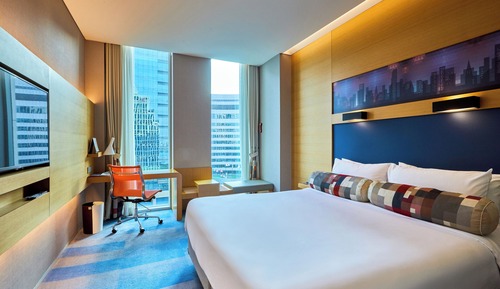 Chic, Urban Room, 1 King Bed, City View