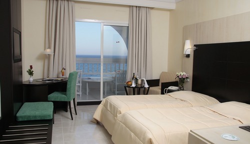 Habitación doble, vistas al mar