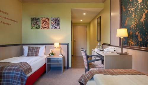 Habitación básica con 2 camas individuales