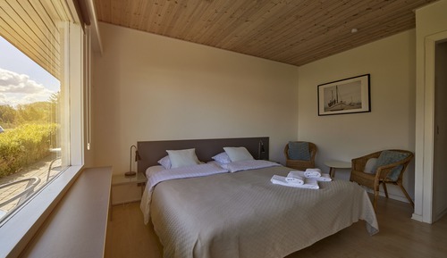 Habitación básica doble, 2 camas individuales, terraza (1 Extra Bed)