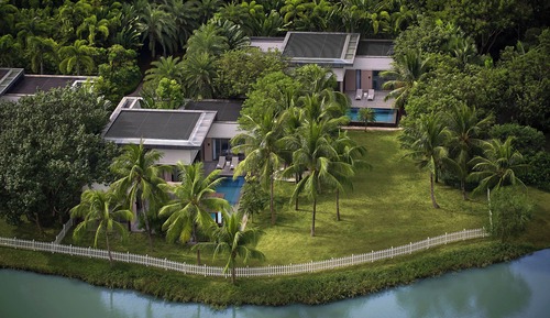Villa, vistas al lago